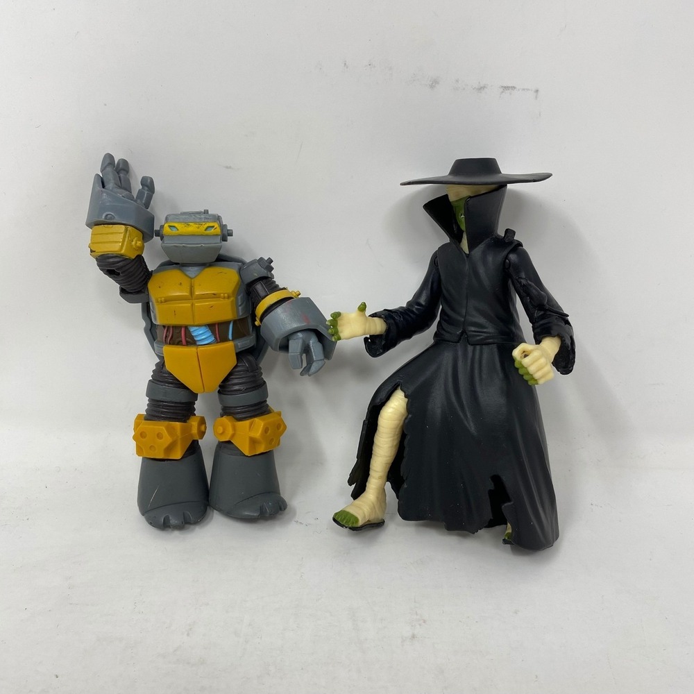 TMNT Metalhead and Rat King Action Figure Lot 2012 Playmates Nickelodeon Toys